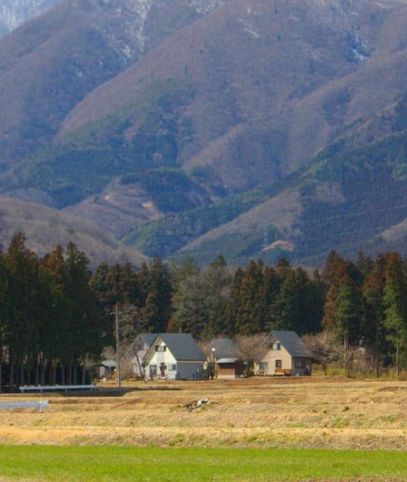 那須コテージ四季d棟/屋根付きバーベキュースペース完備/まるまま一棟貸し Nasu Exterior foto